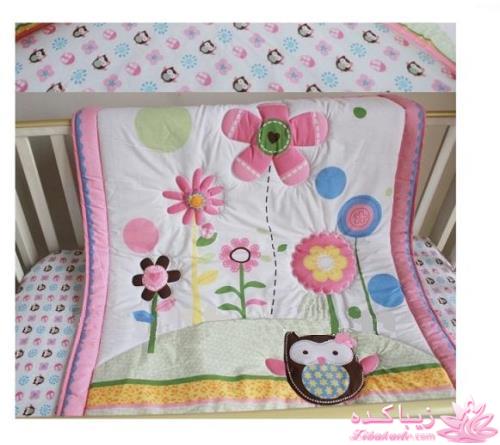 دوخت و تيكه دوزي سرويس خواب براي ني ني هاي خوشگل